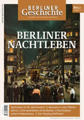 Obrázok produktu pre Berliner Geschichte - Zeitschrift für Geschichte und Kultur