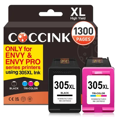 Immagine prodotto di Cartucce per stampante HP 305 XL ricaricate