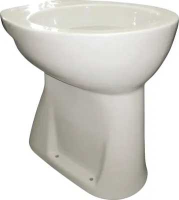 Obrázok produktu pre Stojace WC DURAVIT Sudan plytké splachovanie so splachovacím kruhom Vyvýšené biele bez WC sedadla 212010000