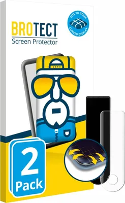 Produktbild von 2x BROTECT Fullscreen Schutzfolie für Xiaomi Electric Scooter 5 Max Displayschutz Folie Fullcover Klar Transparent