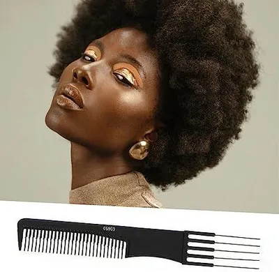 Produktbild von Toupierkamm für professionelles Styling, Friseur- und Afrokamm