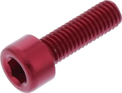Produktbild von Zylinderschraube JMP Bolt M5x0,8mm 16mm Aluminium rot