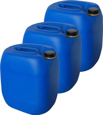 Produktbild von 3 x 30 Liter Kanister Wasserkanister Campingkanister Farbe blau lebensmittelecht (3x30 knb)