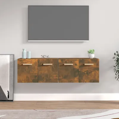 Produktbild von The Living Store Wandschränke 2 Stk. Räuchereiche 60x36,5x35 cm Holzwerkstoff