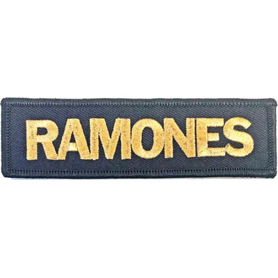 Immagine prodotto di Ramones - Logo - Toppa da stirare RO8114 (taglia unica) (Grigio/Giallo)