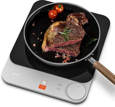 Obrázok produktu pre Indukčná varná doska s automatickým rozpoznávaním riadu – 2100 W – ultralahká a odolná proti poškriabaniu