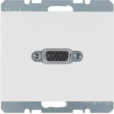 Immagine prodotto di Berker 3315407009 Presa VGA bianco polare, lucida BerkerK.1
