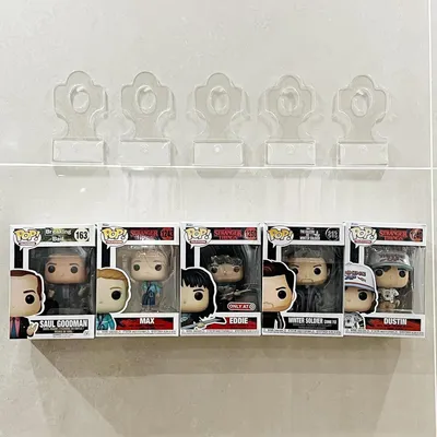 Produktbild von 10 Stück Acryl Floating Shelves - Vitrine für Funko Pop Figuren