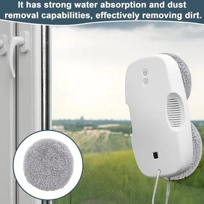 Productafbeelding van Raamreinigingsdoeken 14 cm - microvezel - 24 stuks - ideaal voor ruitenreinigingsrobots