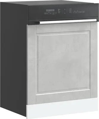Produktbild von "im Angebot" Geschirrspülerblende Porto Betongrau 60x1,5x67 cm Holzwerkstoff - Küchenschränke CC23996