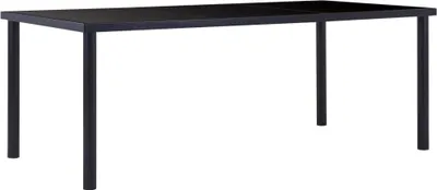 Produktbild von Maison Exclusive - Esstisch Schwarz 200 x 100 x 75 cm Hartglas