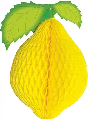 Produktbild von XL Deko Wabenball (52cm - Zitrone)