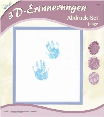 Produktbild von Kreativ Set Erinnerungen Abdruck-Set Leinwand Jungen