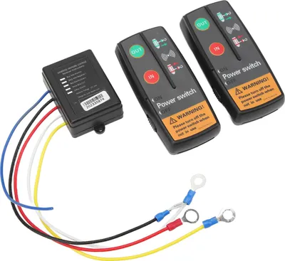 Produktbild von Kabelloses Seilwinden-Fernbedienungs-Set, 12 V, 24 V, schnelle Reaktion, 50 Fuß genau, mit Empfänger für LKW, ATV, SUV