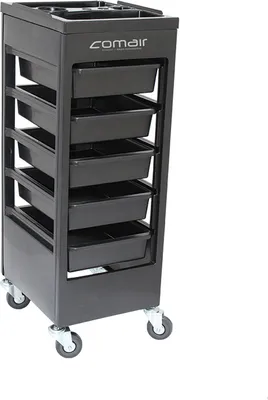 Produktbild von Comair Stapelboy Structure schwarz 5 Fächer, Kunststoff, nicht vormontiert