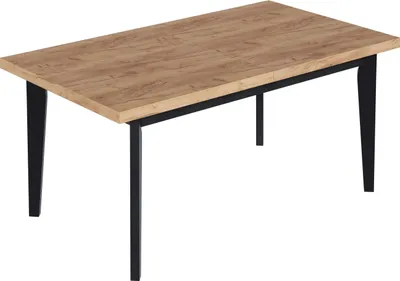 Produktbild von Furneo | Esstisch Ausziehbarer - 90x160/210 cm - Eiche gold - Skandinavisches Design - stabil und stilvoll - für Küche und Esszimmer – Loft