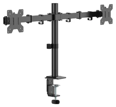 Produktbild von PureMounts Dual Monitorhalterung 17-32 Zoll VESA 75/100 höhenverstellbar