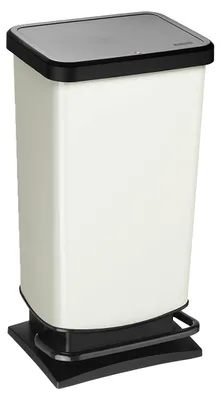 Produktbild von Rotho Abfalleimer 40 L Paso - Treteimer Geruchsdicht - Abfallbehälter 35,3 x 29,5 x 67,6 cm - Mülleimer mit Softclose - Tretabfalleimer