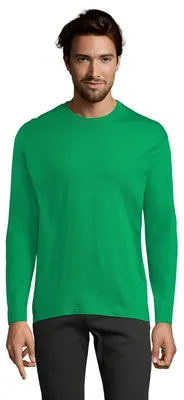 Immagine prodotto di SOLS - T-shirt da uomo a maniche lunghe "Monarch" LT1742 (S) (verde irlandese)