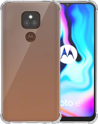 Immagine prodotto di Custodia per Motorola Moto E7 Plus Trasparente - Custodia in silicone TPU antiurto con paraurti trasparente - Smartphonica