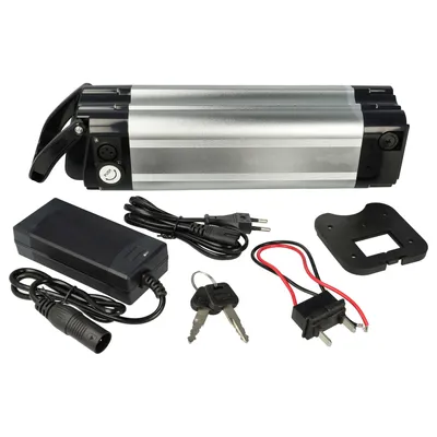 Produktbild von vhbw Akku kompatibel mit Prophete Alu-Rex E-Bike (10,4 Ah, 24 V, Li-Ion, inkl. Ladegerät) - Schwarz Silber