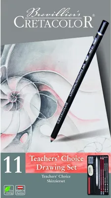 Image de Cretacolor Set de dessin de base 11 pièces - Set d'art créatif pour enfants