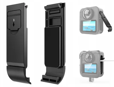 Immagine prodotto di Sportello della batteria, copertura laterale, sportello, apertura per USB-C per GoPro Max 2 / MAX2 / PU1097B