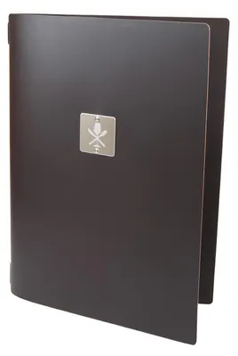 Produktbild von 1x Speisekarte "FASHION" braun A4