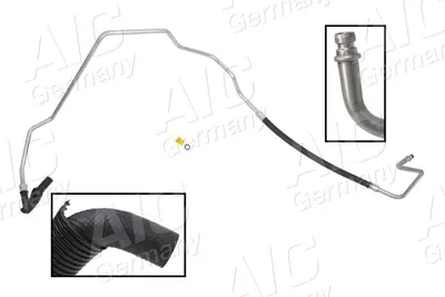 Produktbild von AIC 58437 Servoleitung passend für PEUGEOT 206 Schrägheck (2A/C) von Lenkgetriebenach Kühlrohr