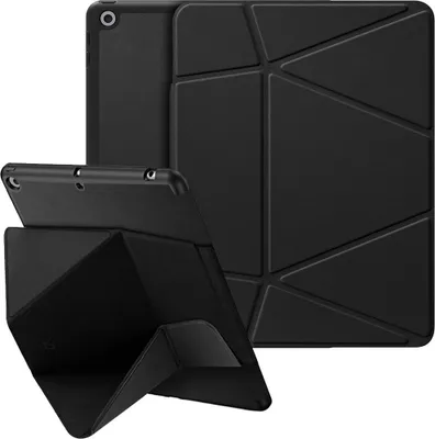 Produktbild von Schutzhülle mit Klappe für iPad 9/8/7 gen. 10.2 2021/2020/2019, Dux Ducis Vers, Schwarz