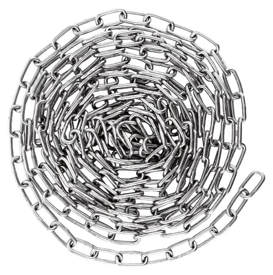 Productafbeelding van RVS ketting 4 mm - 6 meter voor hangstoelen en bokszakken