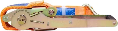 Produktbild von UNITRAILER Spanngurt mit Ratsche ERGO 6m 50mm 5t Zurrgurt zweiteilig Orange Profi Ladungssicherung STF 500 daN