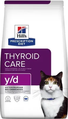Zdjęcie produktu dla HILL'S Thyroid Care y/d - Sucha karma dla kotów - 3 kg