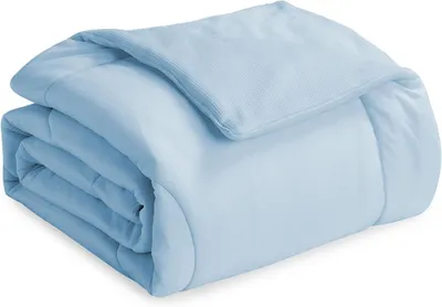 Productafbeelding van Koeldekens - Zomerdeken - Comfortabel slapen - Dubbelzijdig ontwerp - 200 x 220 cm - Blauw