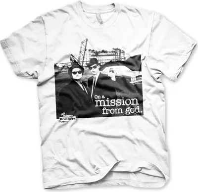 Produktbild von Blues Brothers Photo T-Shirt - Large - White