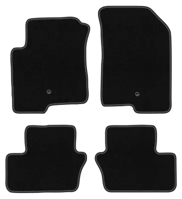 Productafbeelding van Velours automatten voor Dodge Caliber 2006-2011 (hatchback) – 4-delig, zwart, op maat – Wielganizator BASIC