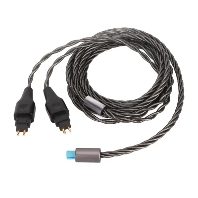 Obrázek produktu pro 2 pinový zvukový kabel, postříbřený kabel sluchátek, postříbřený náhradní kabel, 2 pinový kabel sluchátek, náhradní kabel pro upgrade sluchátek, kabel sluchátek