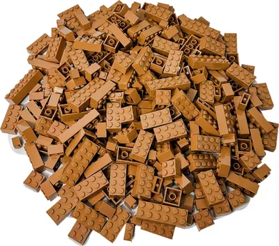 Produktbild von LEGO® Steine Hochsteine Nougat NEU! Menge 1000x – Jede Mischung individuell zusammengestellt