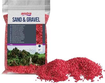 Imagen del producto de Croci Amtra Red: Arena de cuarzo cerámico, ideal para acuarios de agua dulce o salada