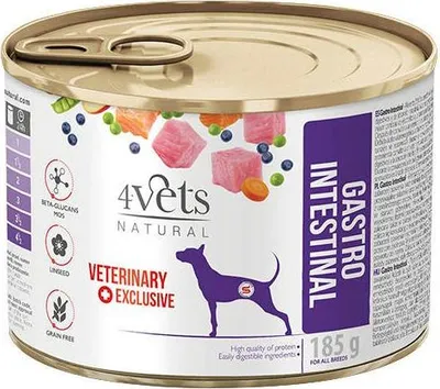 Immagine prodotto di 4VETS Natural Gastro Intestinal - cibo umido per cani - 185 g
