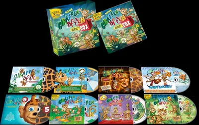 Produktbild von Die neue Giraffenaffen Box (Ltd. 8CD Box)