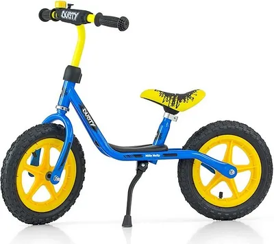 Produktbild von Milly Mally Dusty 12" Blau-Gelbes Joggingrad
