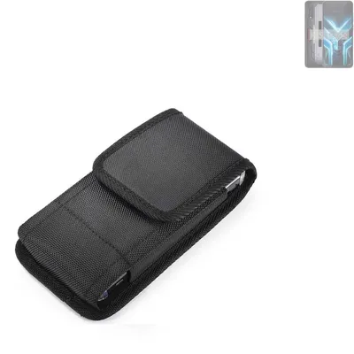 Produktbild von Holster Gürteltasche kompatibel mit Cubot X70 Holster Gürtel Tasche wasserabweisend Handy Hülle Schutz Hülle Outdoor schwarz K-S-Trade