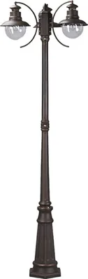 Produktbild von Lindby Außenleuchte Eddie, 198 cm, rost, Metall, IP44, E27