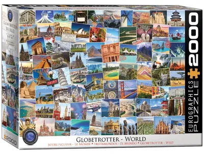 Immagine prodotto di Eurographics Puzzle Sehenswürdigkeiten der Welt, 2000 Teile, 67.6 x 96.8 cm, 8220-5480