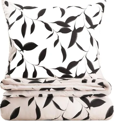 Produktbild von HOMLA LYDIA Satin-Bettwäsche mit dekorativem Muster 160x200 + 2*70x80 cm