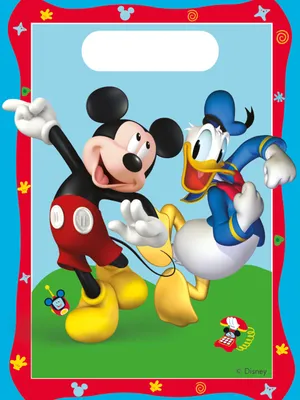 Produktbild von 6 Partytüten Mickey Mouse Plastik -