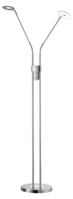 Zdjęcie produktu dla Fischer & Honsel lampa podłogowa LED DENT srebrna 150cm