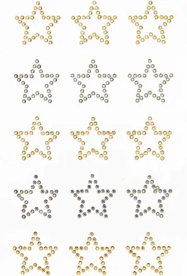 Produktbild von Strass-Sticker Sterne