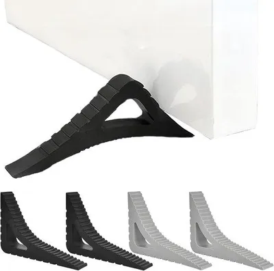 Produktbild von 4 Stück Drehstifte, Winkel, Rechteckige Drehstifte, Gummi, Antislip Fensterhalter, Fensterstopper beim Lüften, für Schlafzimmer, Küche, Balkonfenster